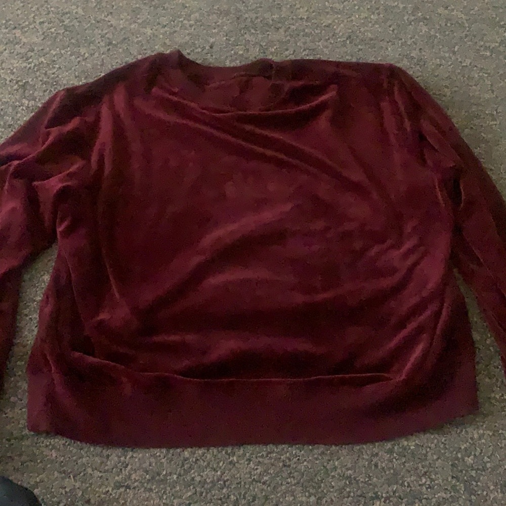 VELVET SWEATER barely worn:)